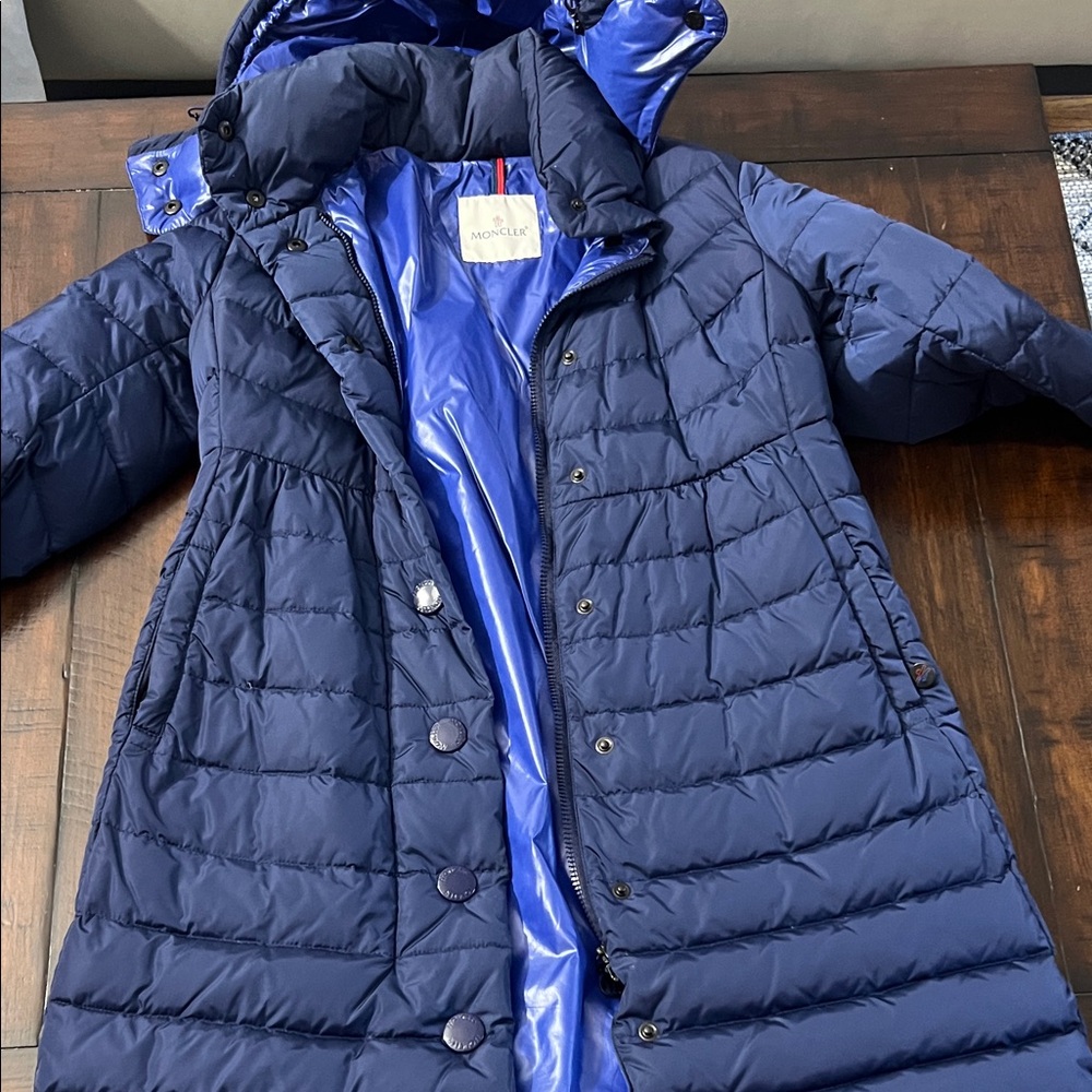 Moncler Dark Blue Quilted Puffer Jacket